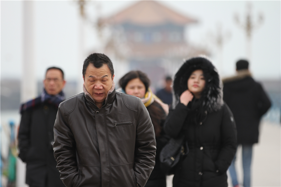 Cold front drives sub-zero temperatures across China