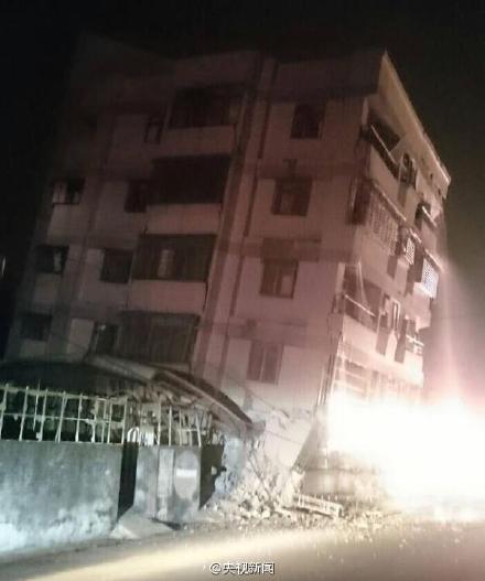 Seven dead, hundreds injured after quake flattens buildings in Taiwan