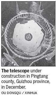 Residents make way for largest ever radio telescope