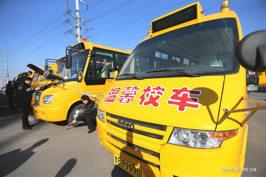China starts safety check for school buses as new semester draws near
