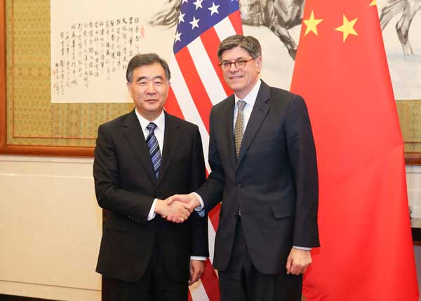 Chinese vice premier meets US treasury secretary on economic ties