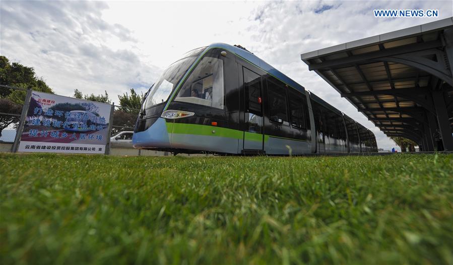 Trams to be in trial use in SW China