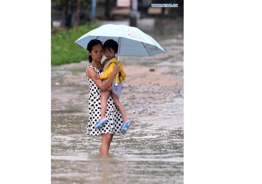 South China's Hainan affected by typhoon 'Dianmu'