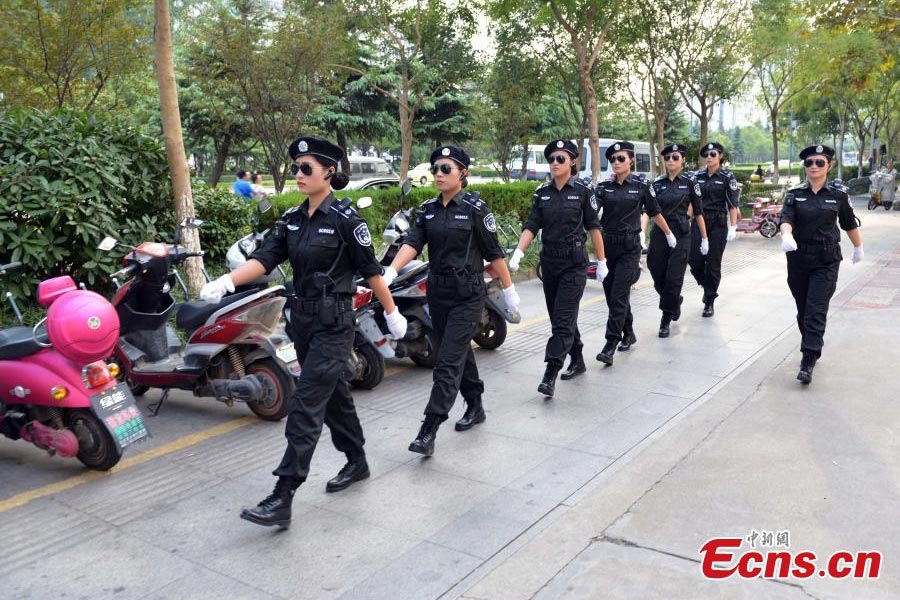 Jiangsu has first female chengguan unit on duty