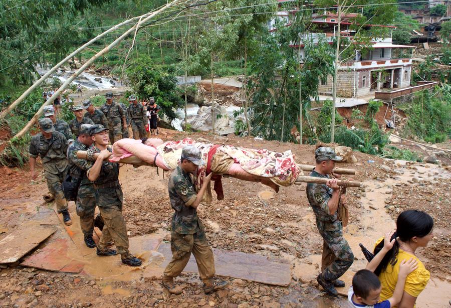 Typhoon Meranti and Malakas hit south China