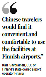 Airports around world work to improve Chinese services