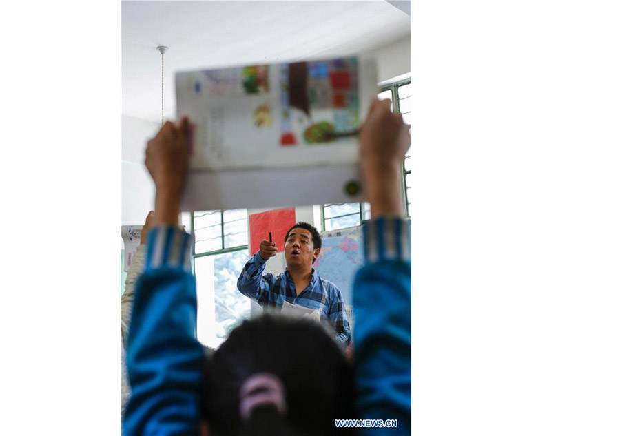 Sang Lei, voluntary teacher in China's Yunnan