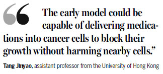 Nanorobot may aid fight against cancer