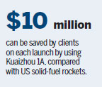 Rocket to cut cost of missions