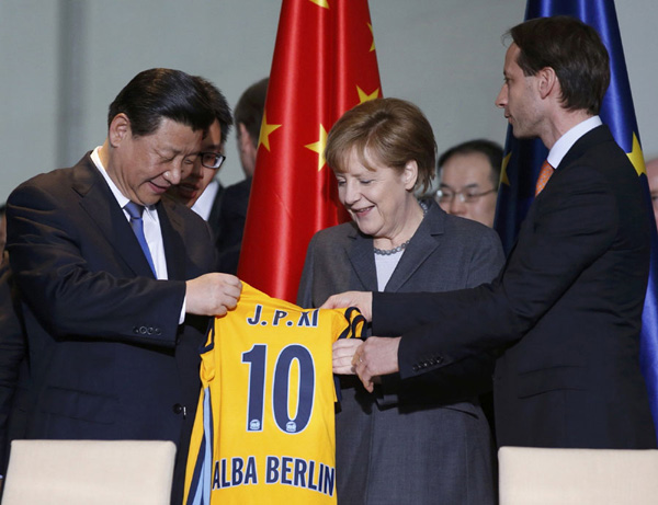 A glimpse into sports-related gifts Xi received