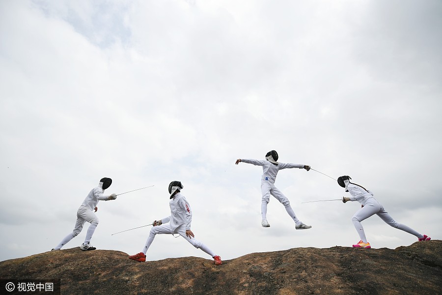 Fencing in the air