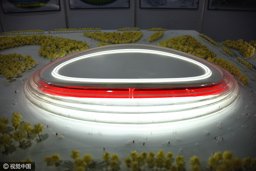 Beijing unveils design of speed skating venue for Olympics