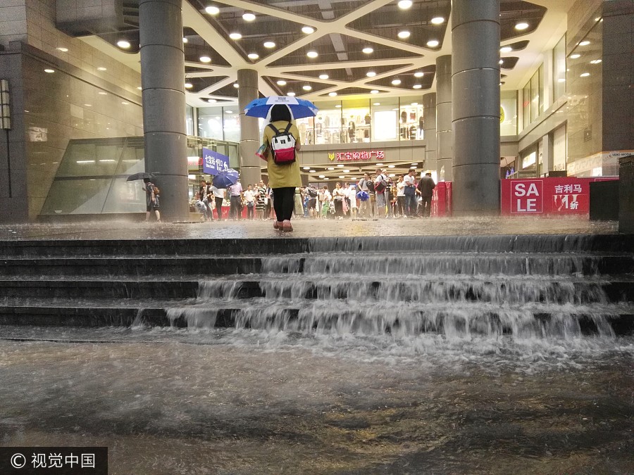 Torrential rain leaves many parts of China flooded