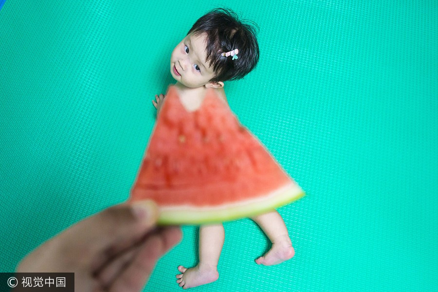 Summer fun: Is it watermelon or dress?