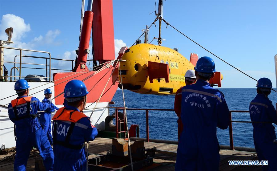 Underwater robot tested in S. China Sea