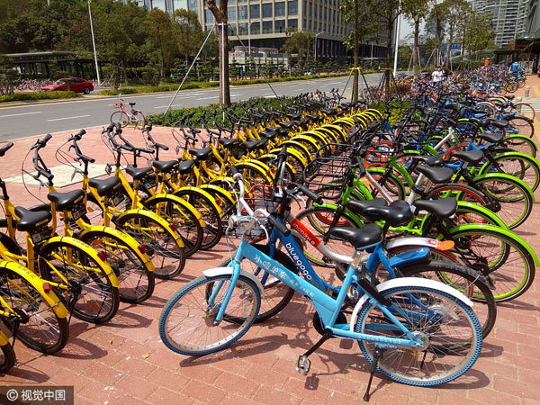 Parking of shared bikes is getting smart