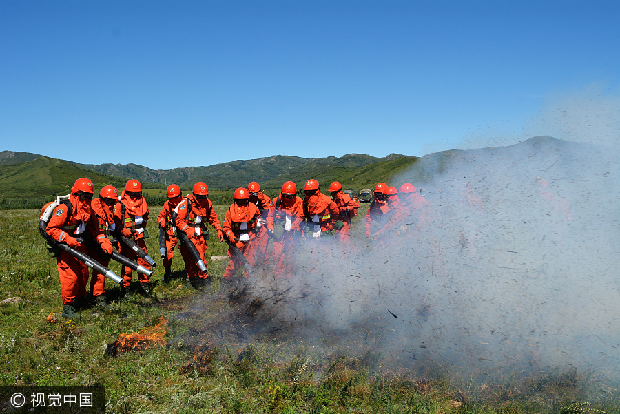 Inner Mongolia holds forest fire prevention drill