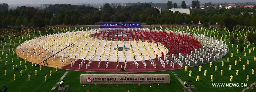 Central China tai chi training centers attract hundreds of followers
