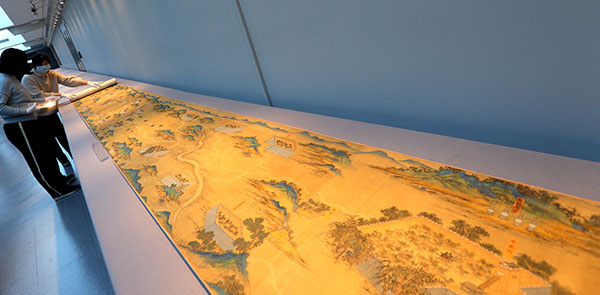 Ancient Silk Road map comes home