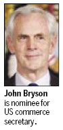 Bryson may boost Sino-US energy ties