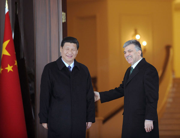 Xi pledges to advance China-Turkey ties
