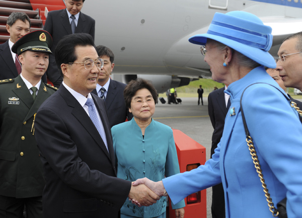 Chinese president starts state visit to Denmark
