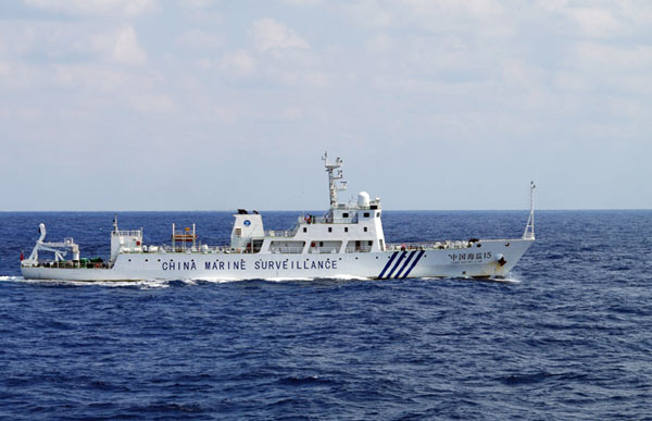 Chinese ships patrol around Diaoyu Islands