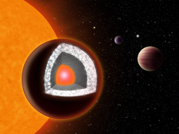 Astronomers find 'diamond planet'