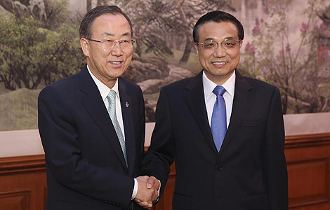 China reiterates its support for the UN
