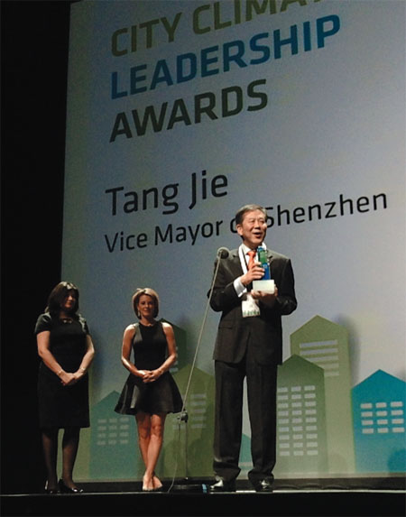 Shenzhen wins green city award