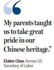 Chao: family root of US dream