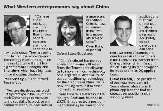 China the perfect home for startups