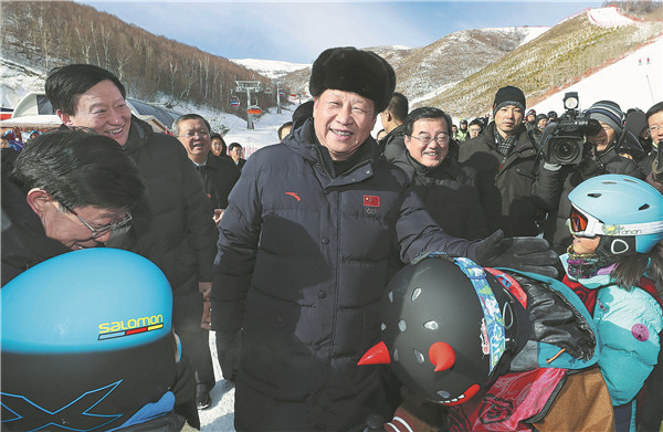 Xi visits winter sports venues to energize plans for Olympics