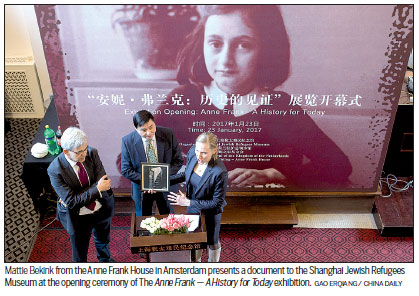 Anne Frank exhibition opens