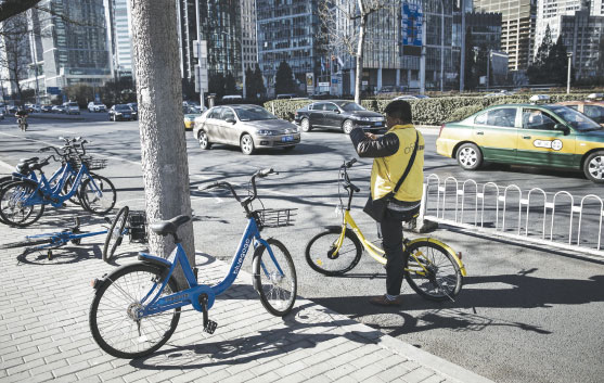 Tech behemoths fuel bike-sharing war