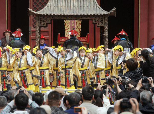 Spring sacrificing ceremony for Confucius held in Tianjin