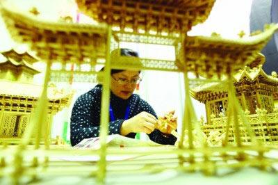 China's intangible cultural heritages exhibit in Anhui
