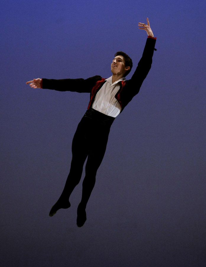 Contestants perform at the final of the Prix de Lausanne