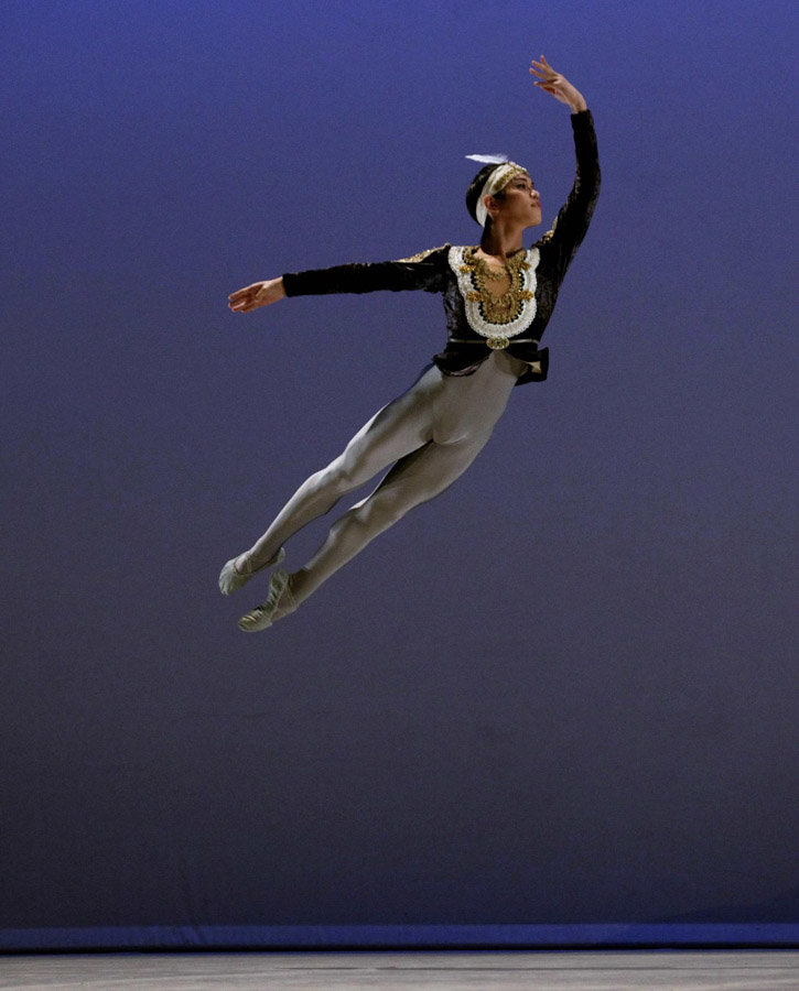 Contestants perform at the final of the Prix de Lausanne