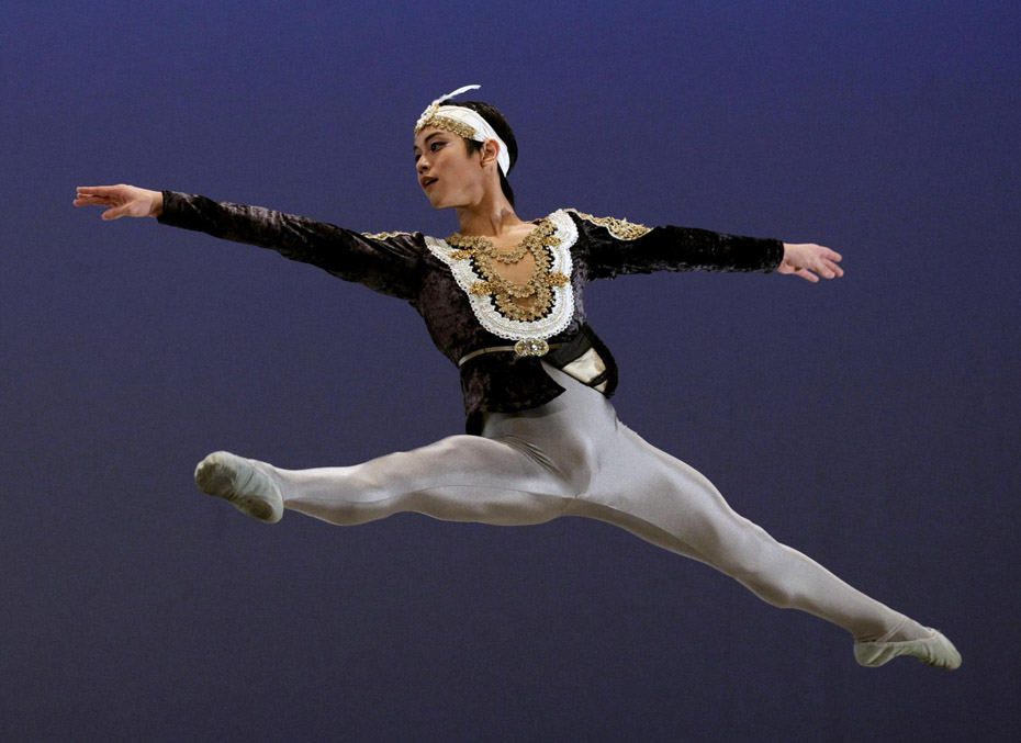 Contestants perform at the final of the Prix de Lausanne