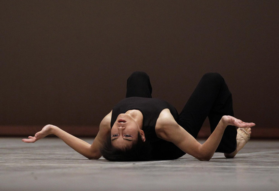 Contestants perform at the final of the Prix de Lausanne