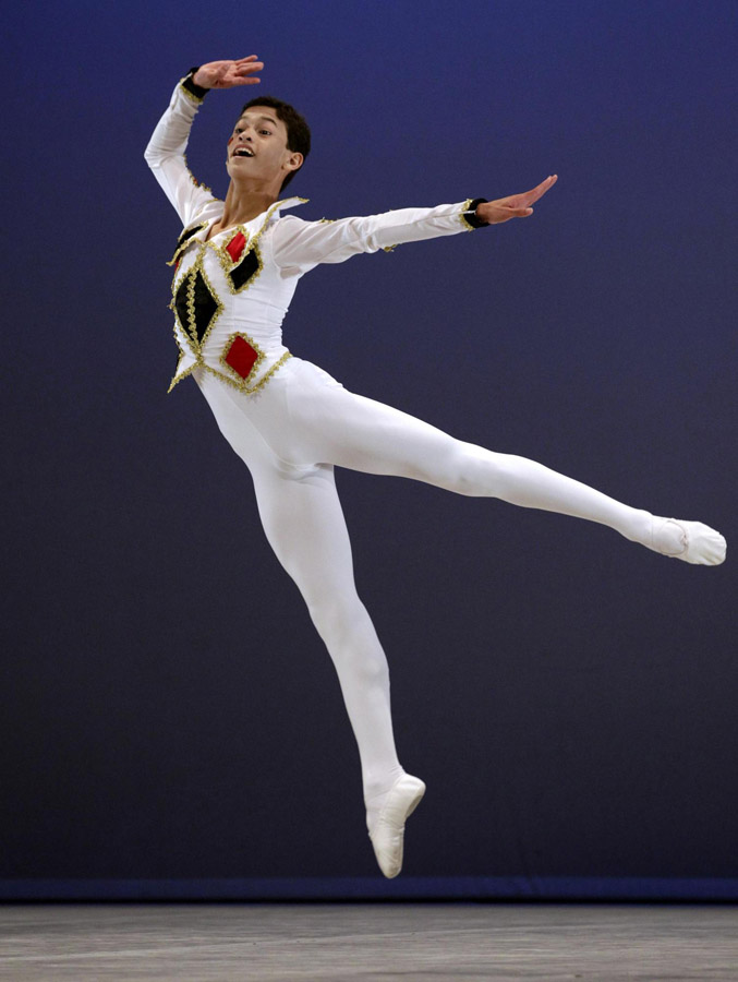 Contestants perform at the final of the Prix de Lausanne