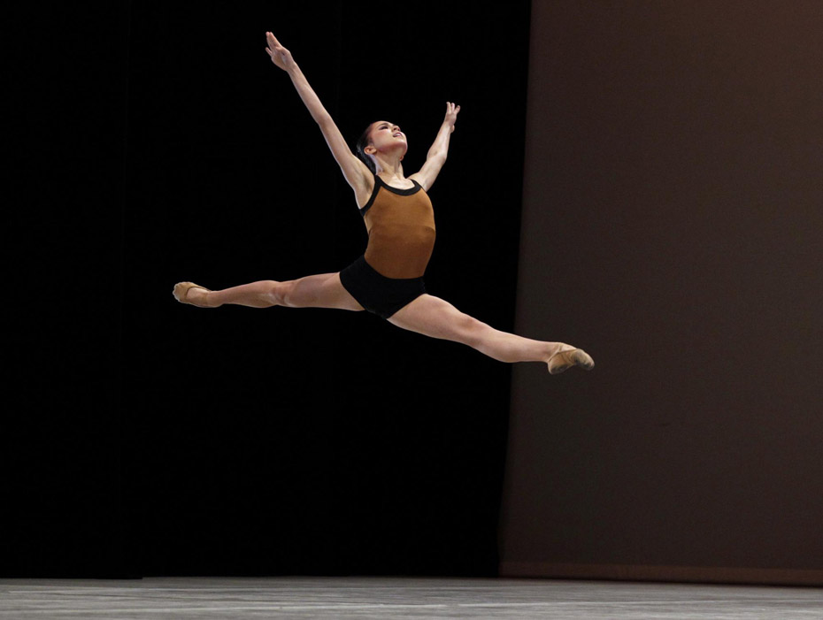 Contestants perform at the final of the Prix de Lausanne