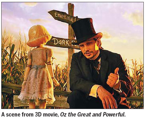 Raimi gives the origin of the wizard of Oz