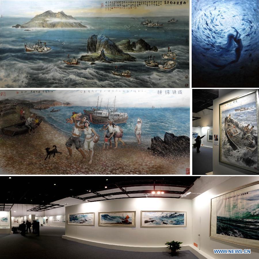 Art exhibition themed on Chinese ocean held in Beijing