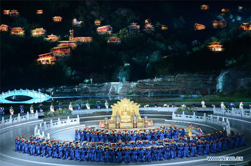 Kangxi ceremony performed in Chengde, N China
