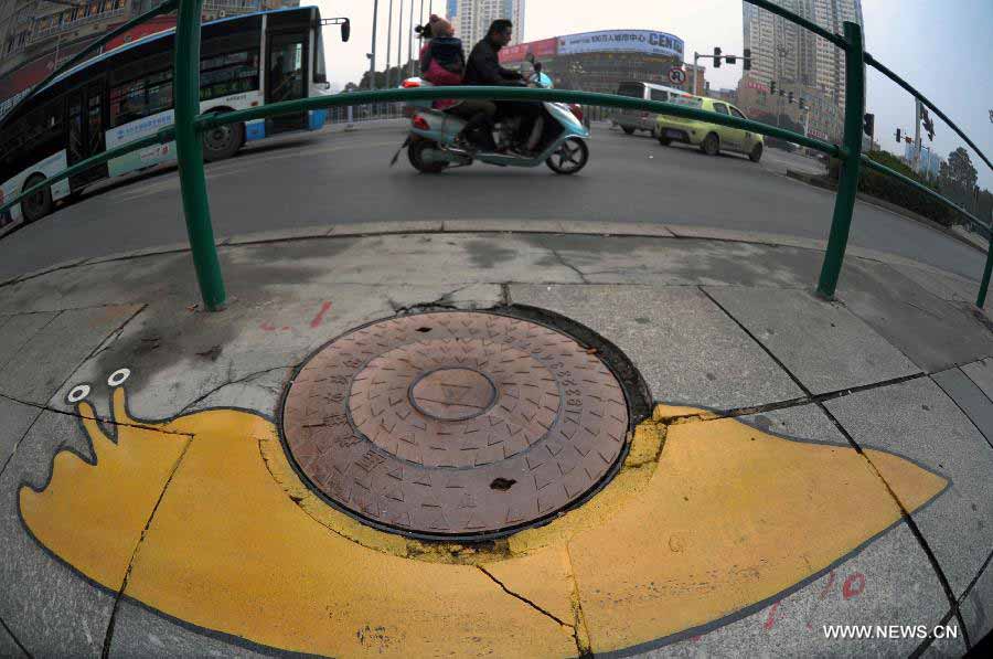 Art on manhole covers