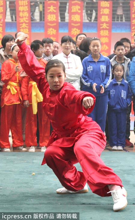 National kung fu exchange conference held in Handan