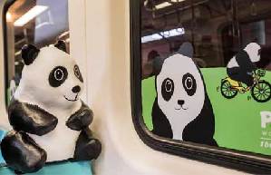 Panda painter raises awareness