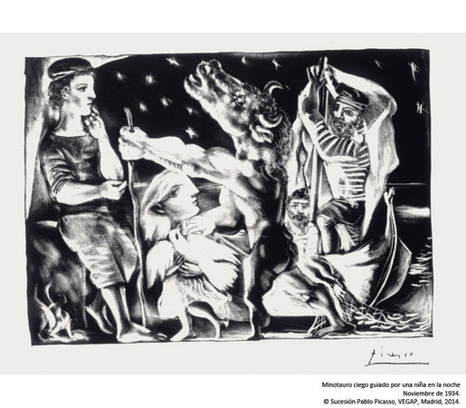 Picasso's etchings on display